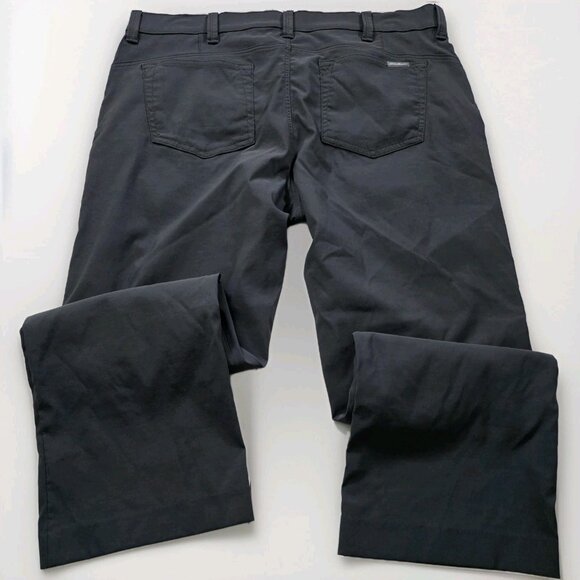 Eddie Bauer Travex Pants Men 36x30/27 Gray Pockets Stretch Outdoor Hiking Hemmed - Picture 14 of 16